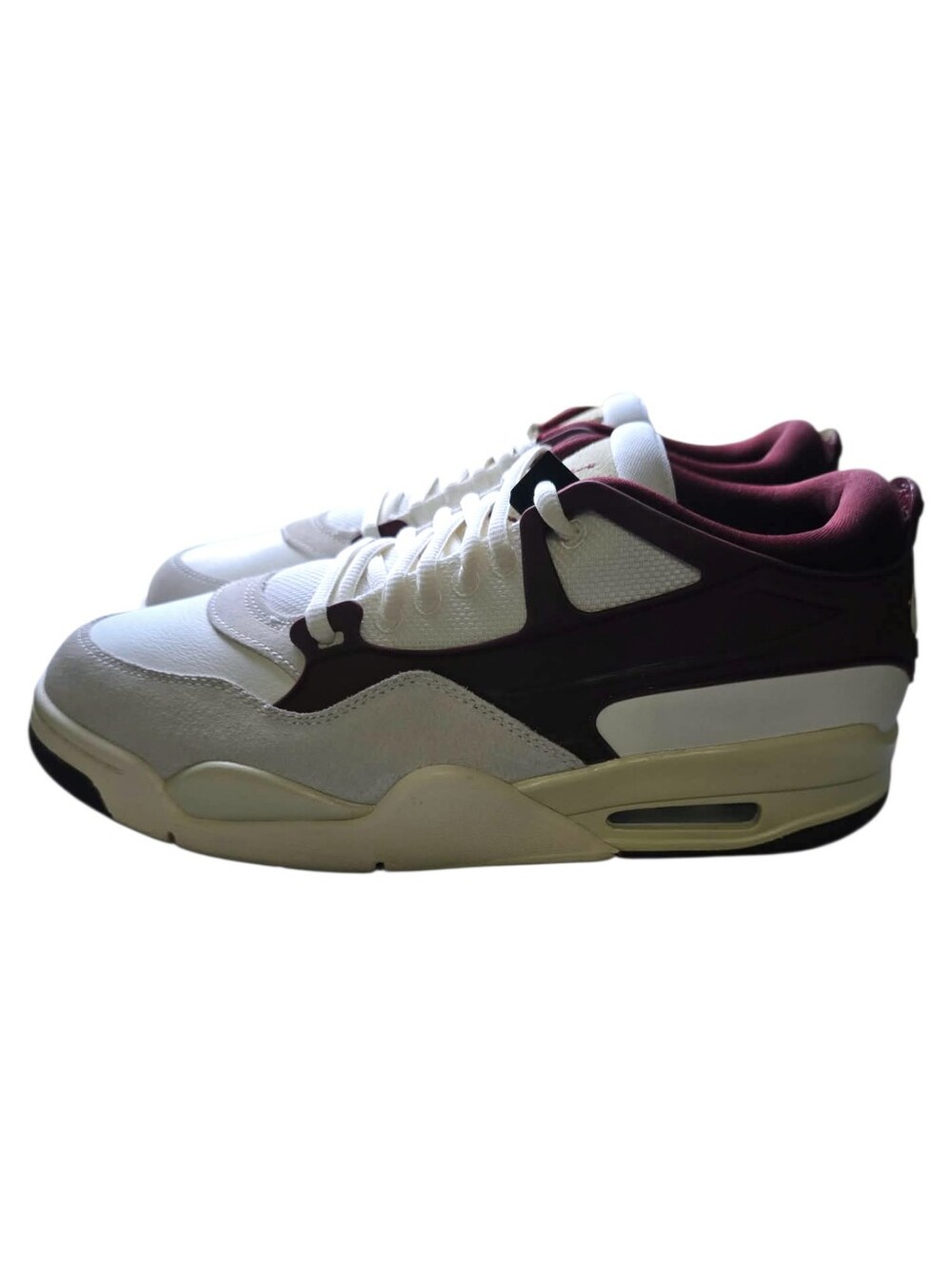 Jordan 4 RM Sail Dark Team Red Women's Size 10 Men's 8.5 Sneakers FQ7940-101